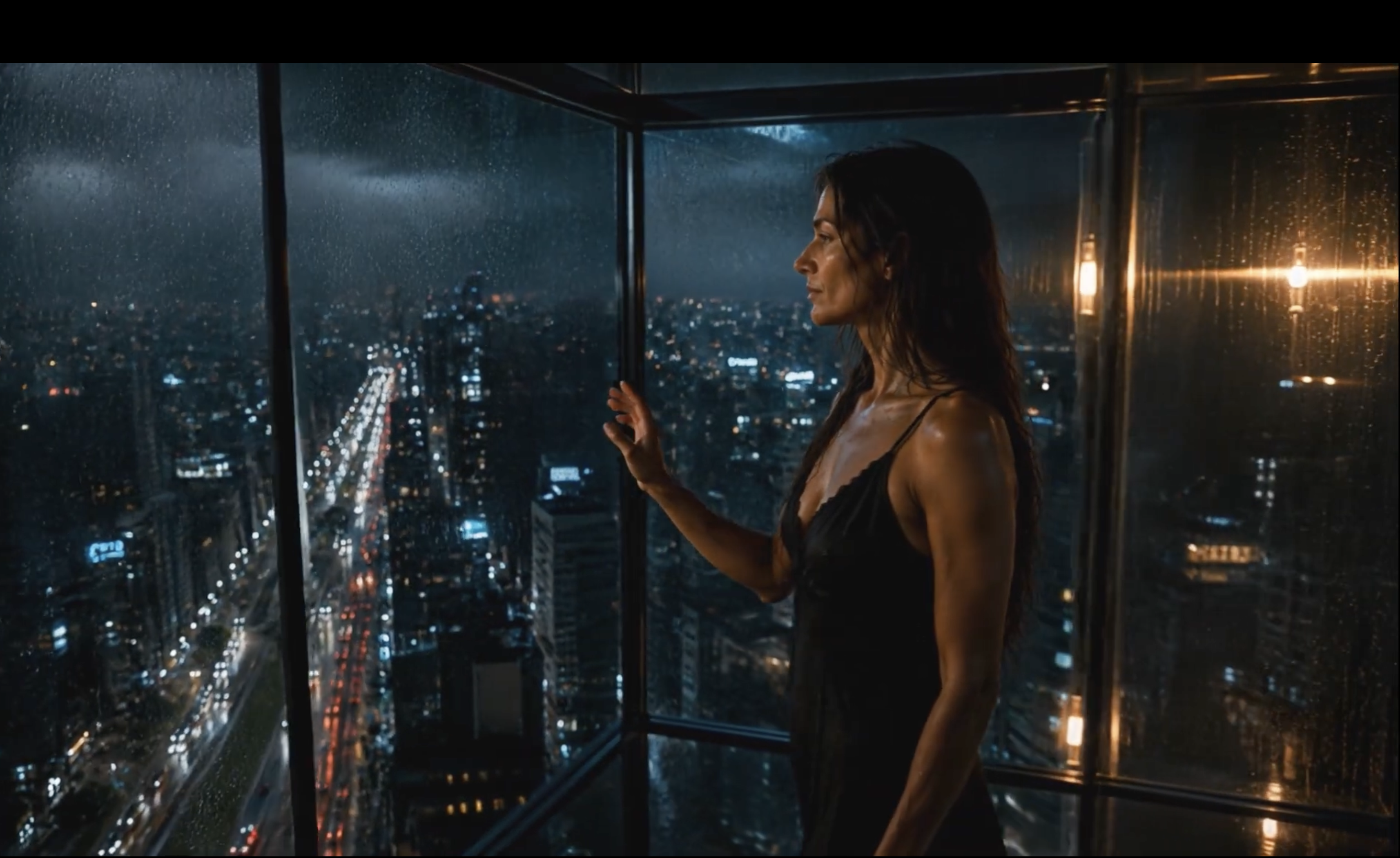Dirección de fotografía e iluminación cinematográfica en videoclip creado con inteligencia artificial por Descubre Films.